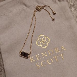 Kendra Scott Elaina Gold Multicolor Drusy Braclet